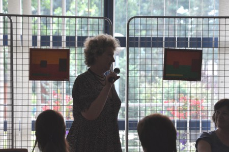 Ředitelka Záhorskej knižnice Senica,  Katarína Soukupová.