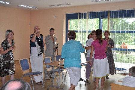 Zahajovací přípitek.